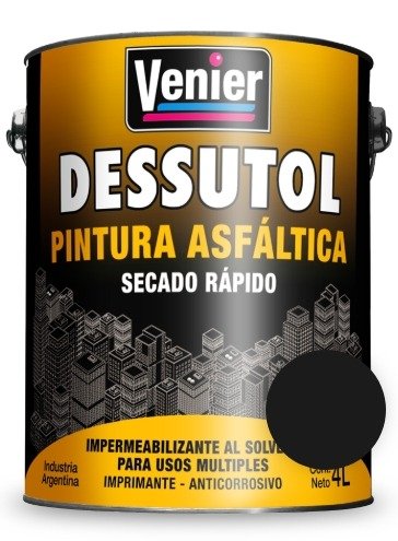 Producto - DESSUTOL ASFALTICA SOLVENTE X 4 litros VENIER