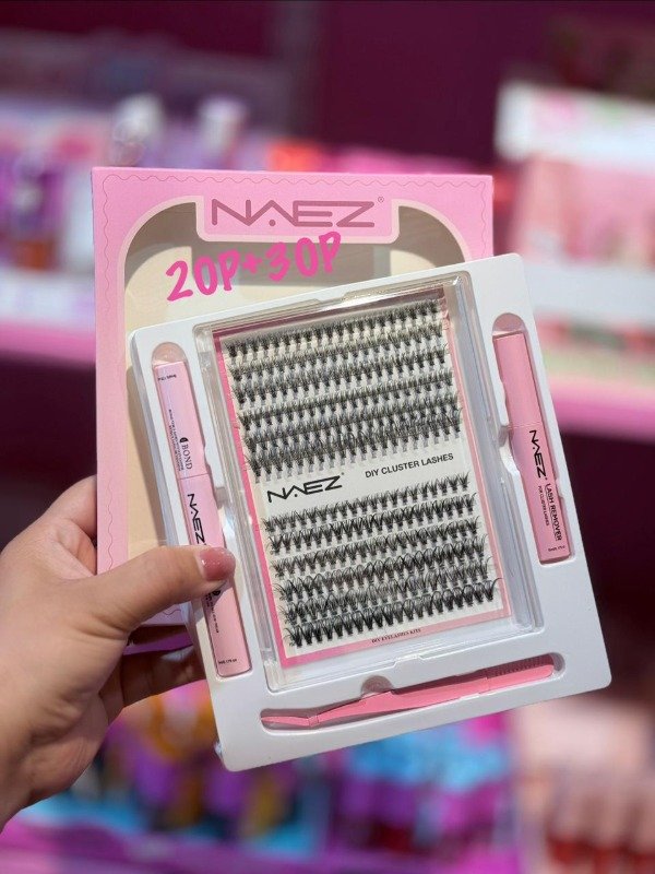 Producto - Kit completo pestañas por punto Naez 20P+30P