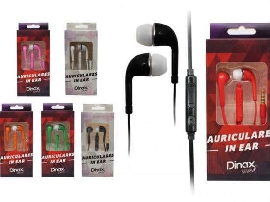 Producto - Auricular Manos Libres con cable DINAX IN EAR con controlador de volumen