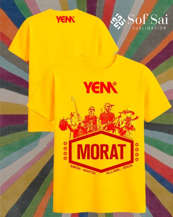 Remera YEM amarilla