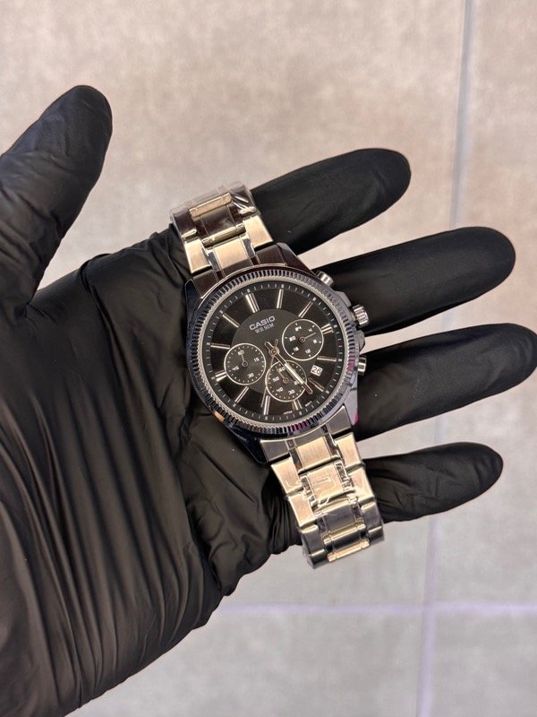 Producto - CASIO PLATA NEGRO (calidad AA)