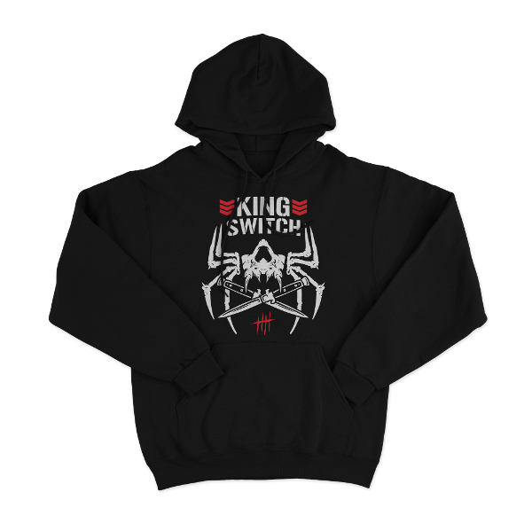 JAY WHITE [AEW - King Switch Spider Logo - Buzo Canguro] — imagen 2