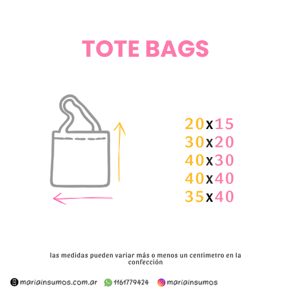 Producto - totebag de color 20x15 - 10