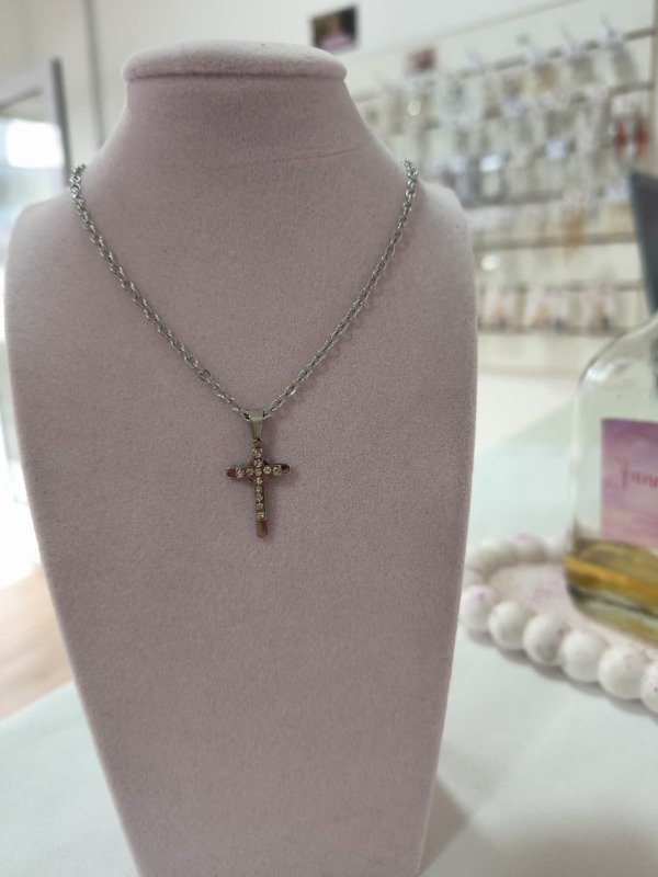 Producto - Cadenita strass cruz aq
