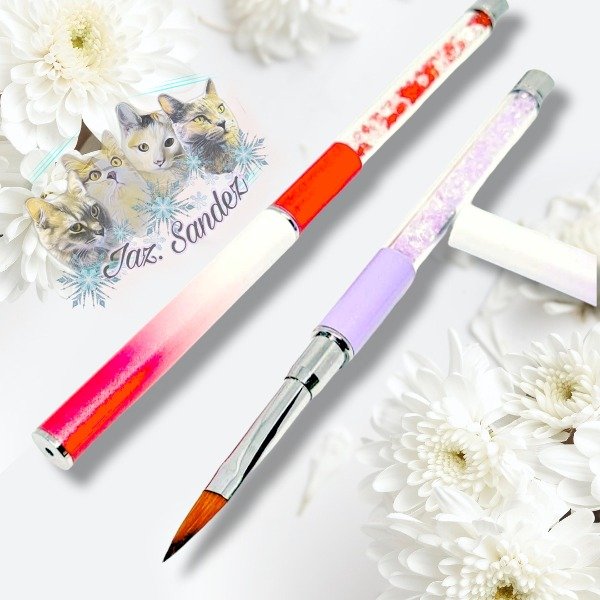 Producto - PINCEL ACRILICO SINTETICO MANGO BRILLO CON TAPA