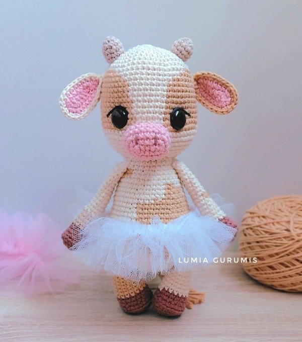 Producto - Patrón Loly, vaquita bebé amigurumi