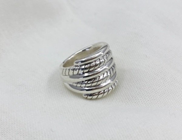 Producto - Anillo plata inflada LONDRES