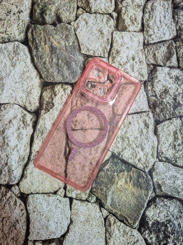 Producto - Funda MagSafe glitter Moto G86 roja