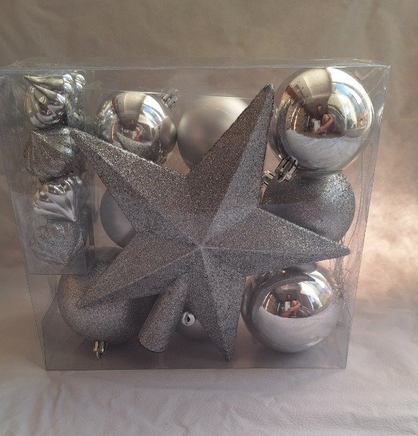 Producto - Esferas + estrella arbol