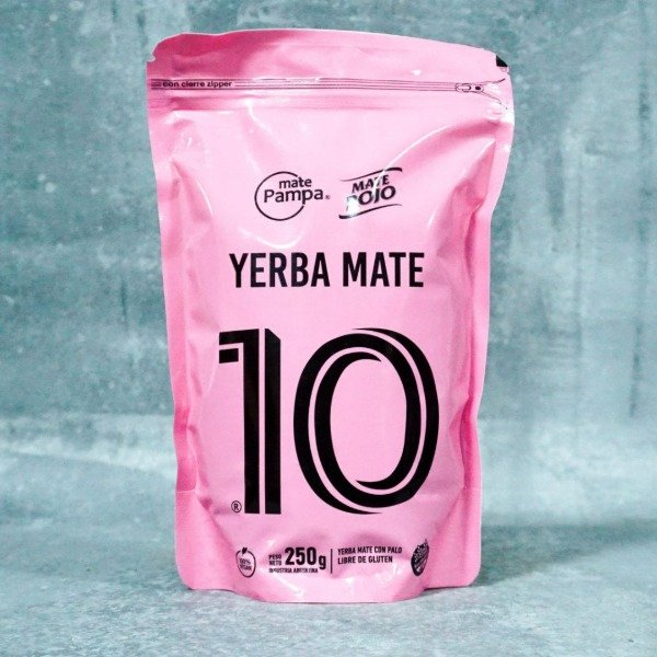 Producto - YERBA MATE 10 250 GR (PAQUETE ROSA)