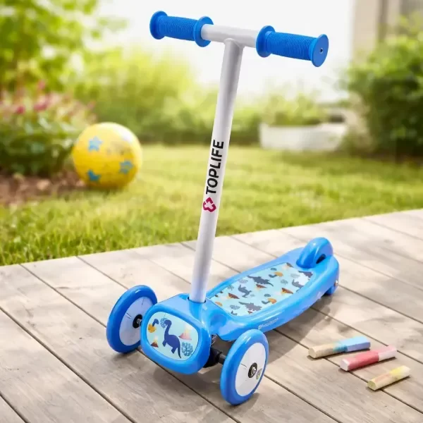 Producto - Monopatín Infantil 3 Ruedas CELESTE