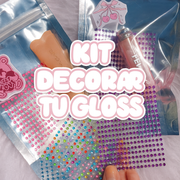 Producto - KIT DECORA tu gloss con STRASS!!