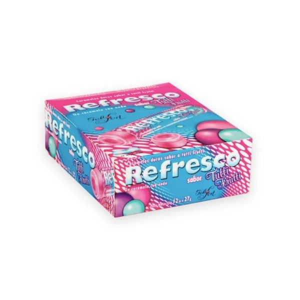 Producto - PASTILLA REFRESCO TUTTI FRUTI ROSA 12 X 27GR