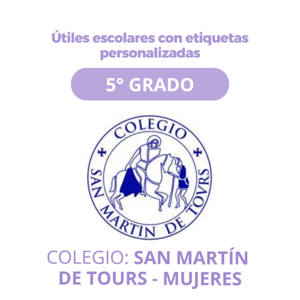 Producto - Caja Escolar - Colegio SAN MARTIN DE TOURS MUJERES - 5TO