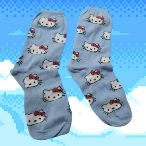 Producto - MEDIAS ADULTO KITTY CELESTE