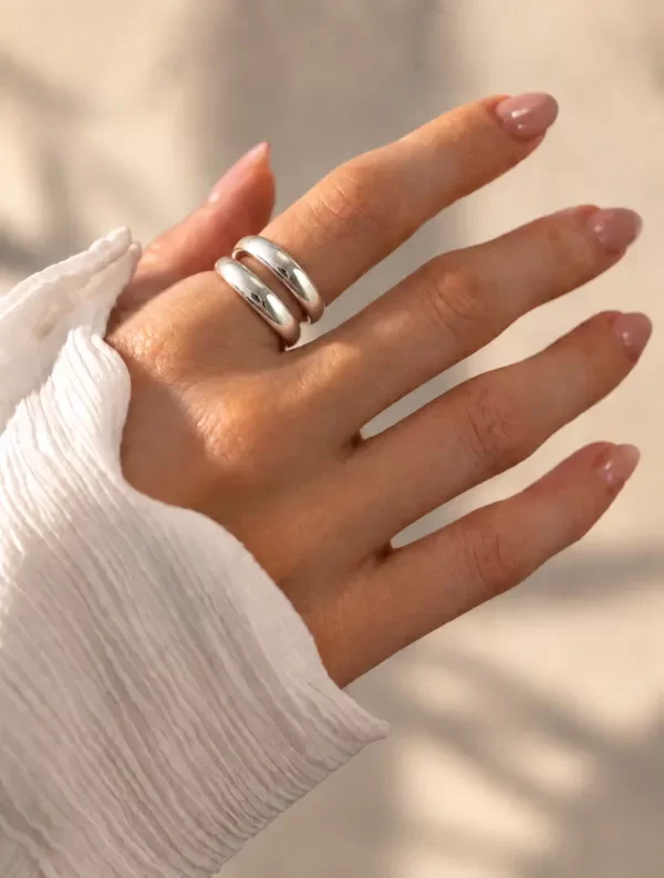 Producto - Anillo Doble Línea Chunky - 3