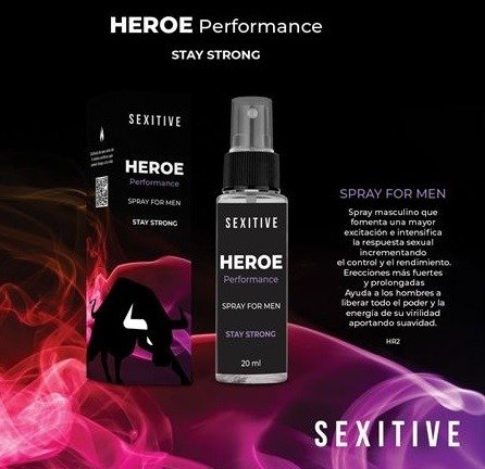 Producto - Spray "Héroe" tonificante peneano