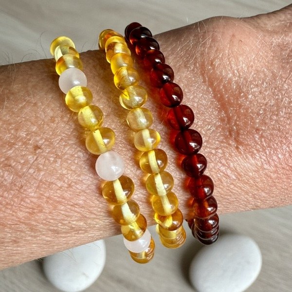 Producto - Pulsera de ámbar 18cm.