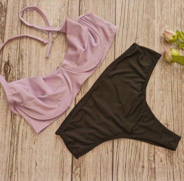 Producto - Bikini con aro lila - talle 130