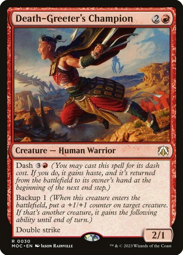 Producto - Death-Greeter's Champion #30  March of the Machine Commander