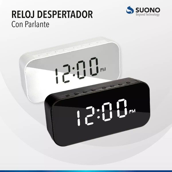 Producto - Reloj Despertador y Parlante Bluetooth