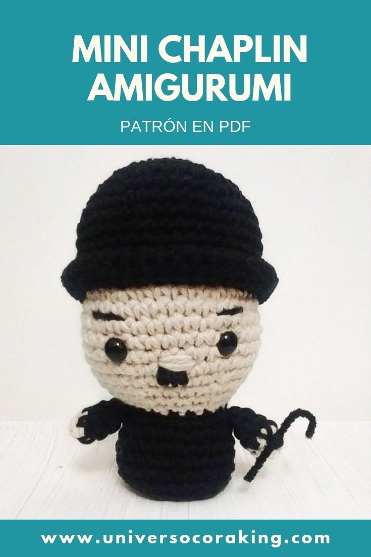 Mini Chaplin - Patrón en PDF - Universo Cora King