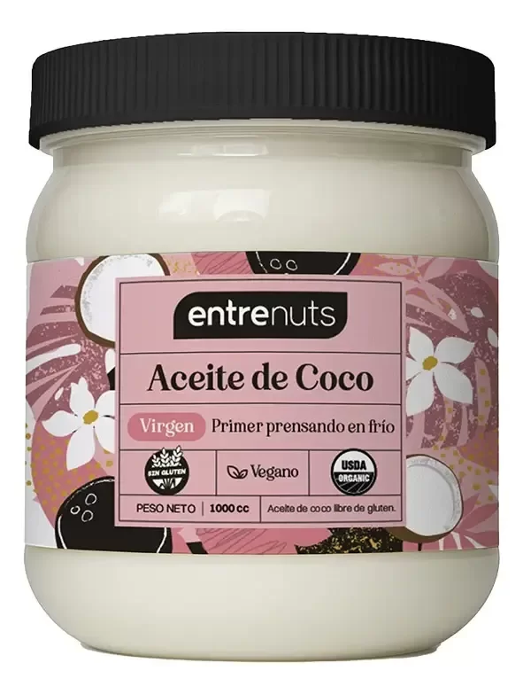 Producto - ACEITE DE COCO VIRGEN 1000 CC ENTRENUTS