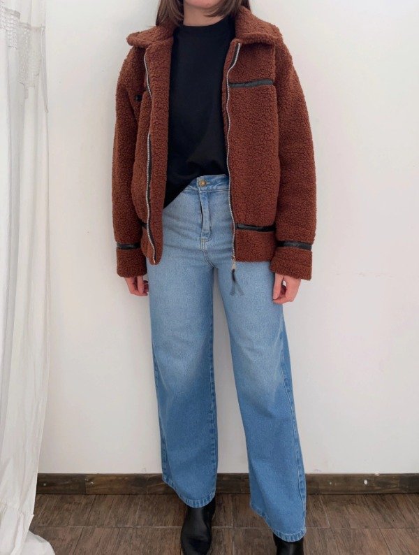 Producto - Campera teddy marron M