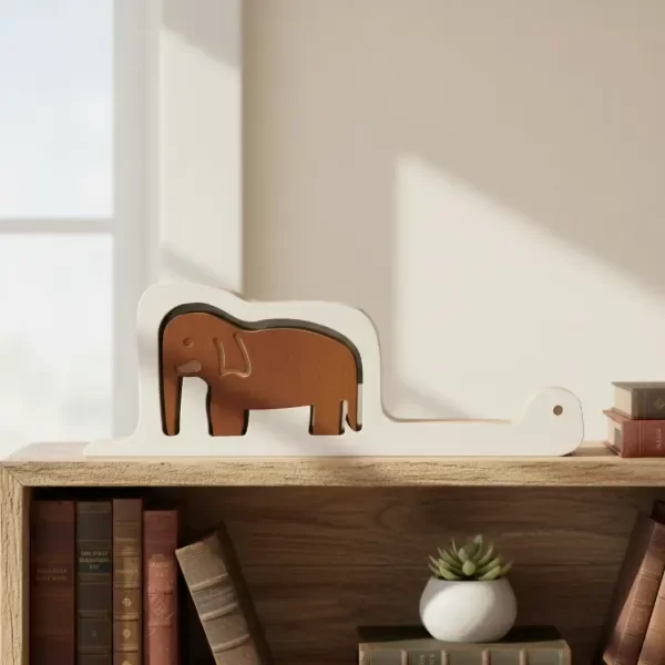Producto - Decoracion Boa Y Elefante El Principito De Madera - 4
