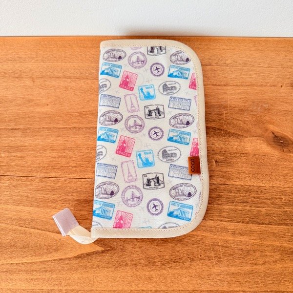 Producto - PORTA PASAPORTES  Estampillas (diseño 2)