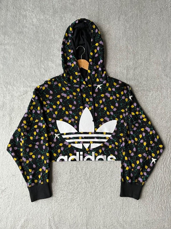 Producto - HOODIE DE ALGODON LIVIANO ADIDAS CROP TOP (M)