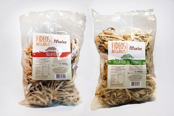Producto - Fideos murke espinaca /integrales