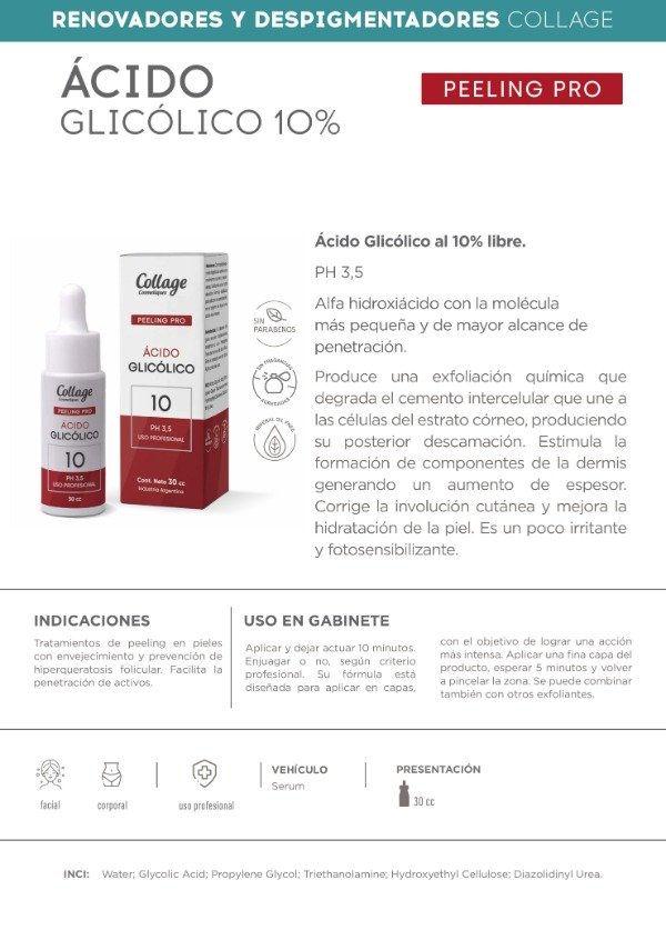 Producto - Collage Peeling Glicolico 10 30ml