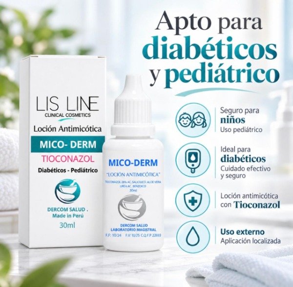 Producto - Mico- Derm Loción Antifúngica Lis Line - 2