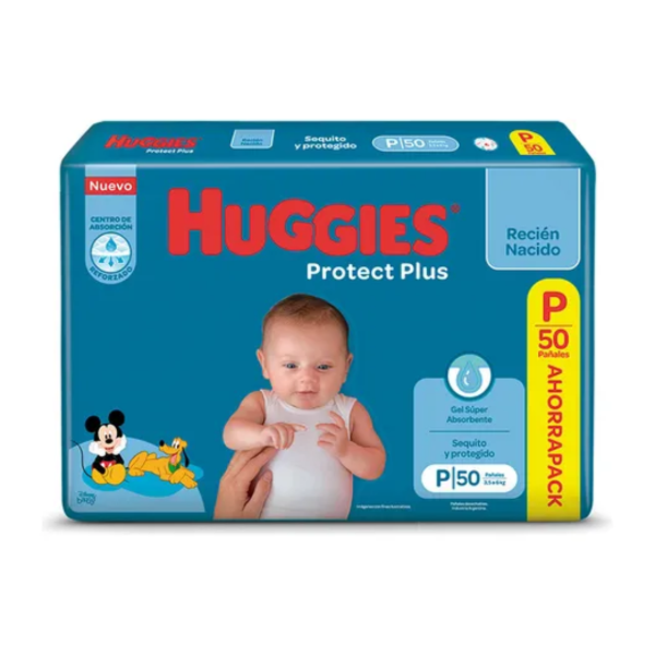 Producto - Huggies Celeste P x 50