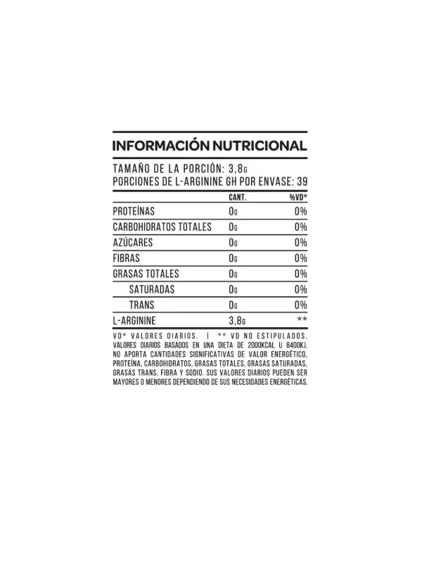 Producto - L-Arginina GH - 150gr - 1