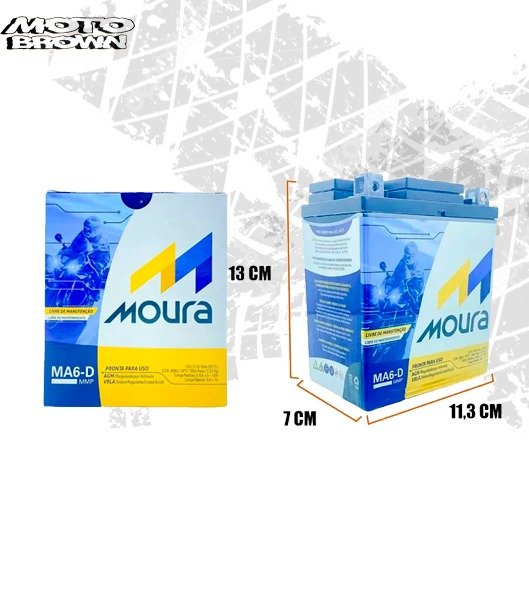 Producto - Bateria Moura MA6-D (YTX7-LBS)