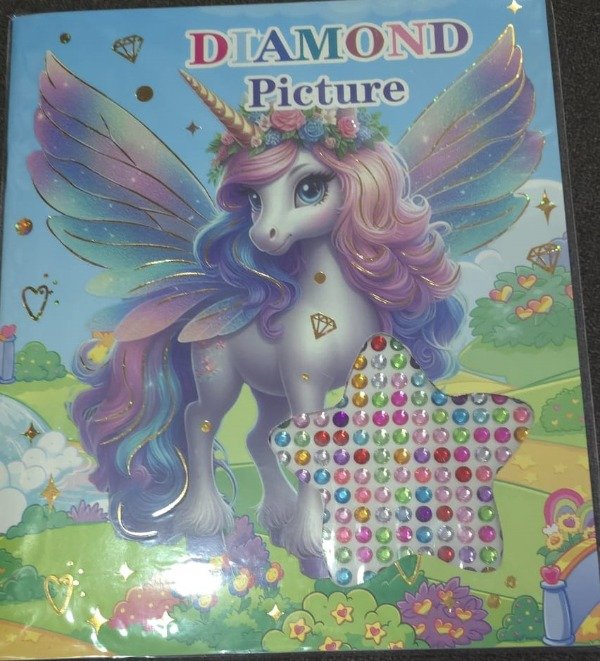Producto - DIAMOND PAINTING CUADERNOS UNICORNIO ALADO