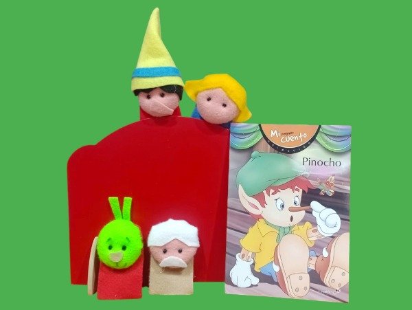 Producto - VALIJA MINI TEATRO CON CUENTO Y TITERES DEDOS