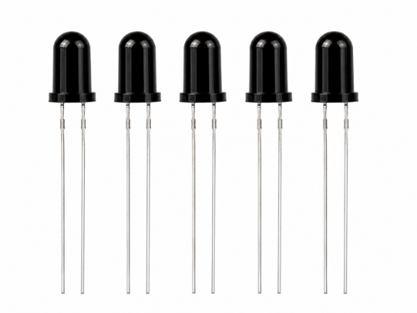 Producto - Led Receptor 5 Mm Diodo Luz Redondo Infrarrojo X 5u