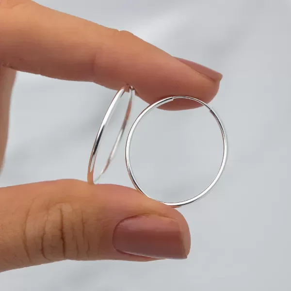 Producto - ARGOLLAS FRED PLATA 925