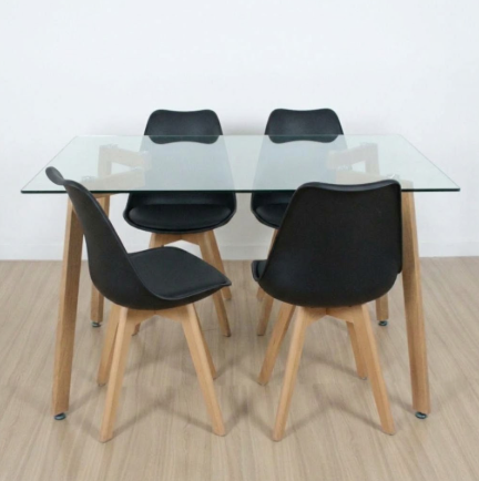 Producto - Mesa Turquia 1.20 + 4 tulip - 1