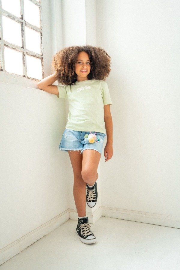 Producto - Short Mom celeste