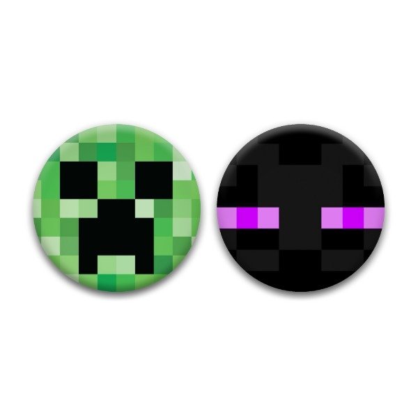 Producto - PINS MATCHING ENDERMAN Y CREEPER