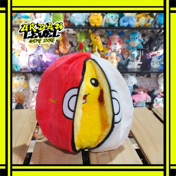 Producto - Peluche Pokébola con Pikachu Diseño 2 en 1