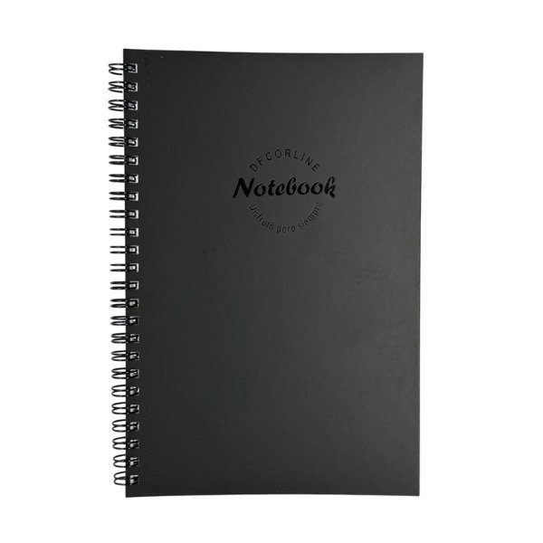 Producto - Cuaderno Espiralado Borde Negro