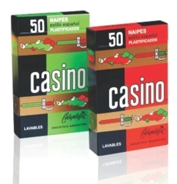 Producto - Naipes Españoles Plastificados Lavables Casino 50