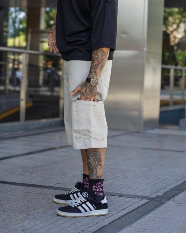 Producto - Bermuda Baggy Cargo Beige - 2