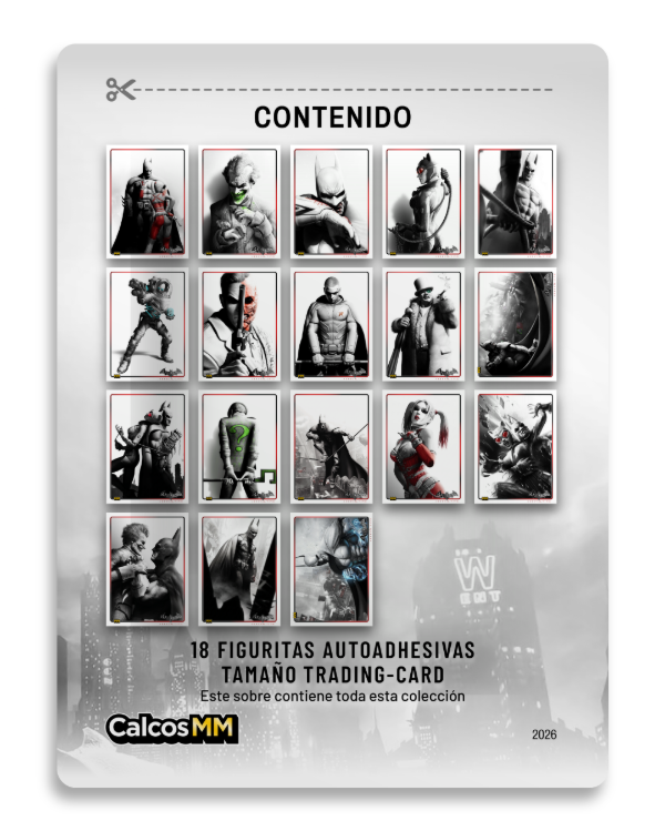 Producto - Super Sobre (Artístico) / Batman Arkham City - 2