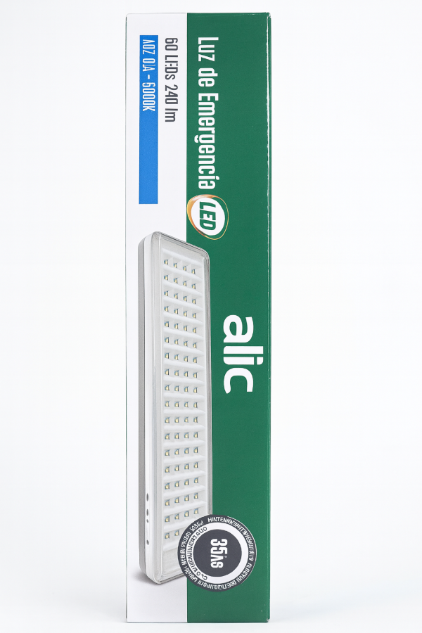 Producto - Luz de Emergencia LED ALIC 60 LEDs 240 lm Luz Día 6500K
